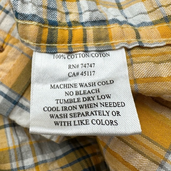 Hobbs Creek Men's‎ Plaid Short Sleeve Casual Button Down Shirt Size XL - Picture 5 of 6